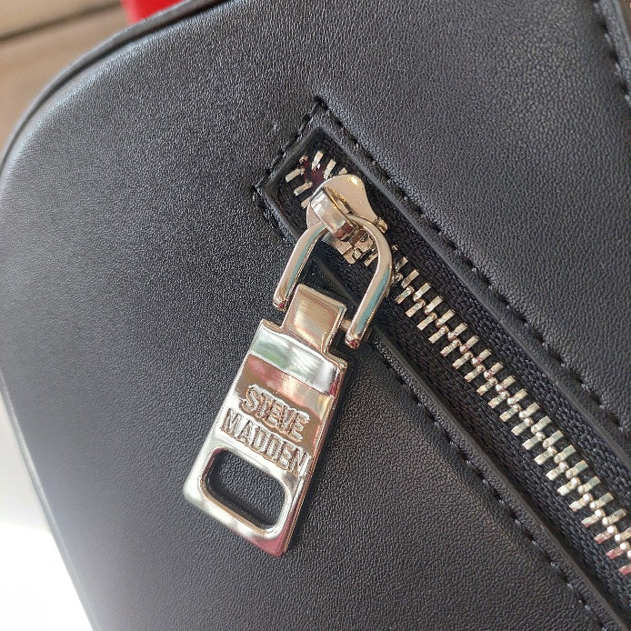 Steve Madden BWREN Black Leatherette Baguette Shoulder Bag | Pre Loved |