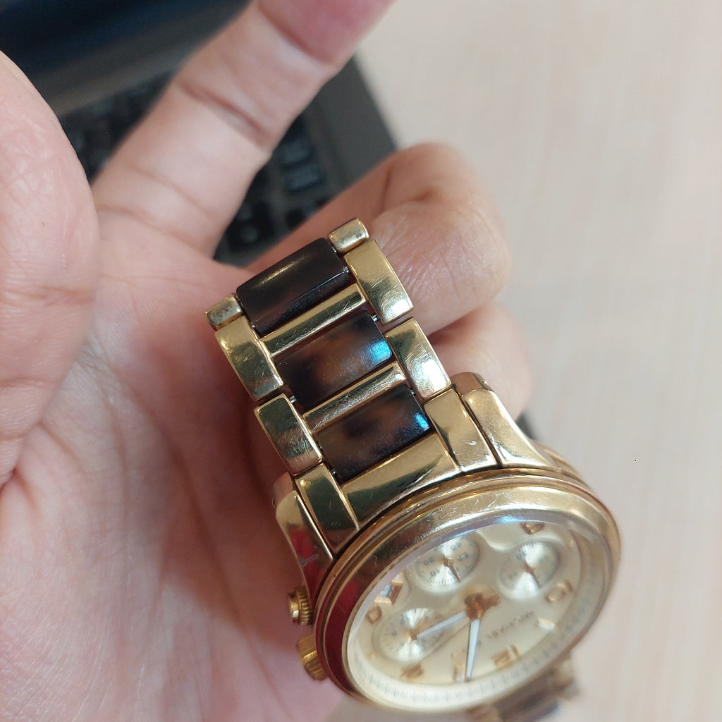 Michael Kors MK5659 Chronograph Gold Gradient Watch | Pre Loved |