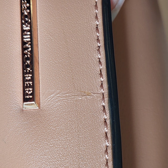 Rebecca Minkoff Tan Leather & Suede Embellished Convertible Backpack Purse | Pre Loved |