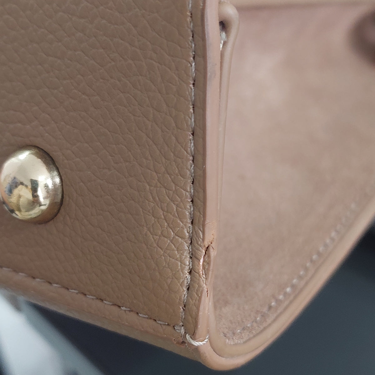 Dune London Camel Dinidefine Suede Belted Grab Bag | Gently Used |