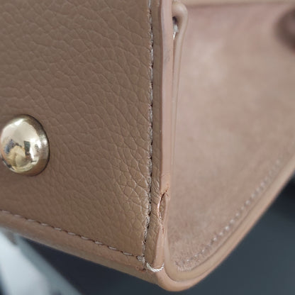Dune London Camel Dinidefine Suede Belted Grab Bag | Gently Used |