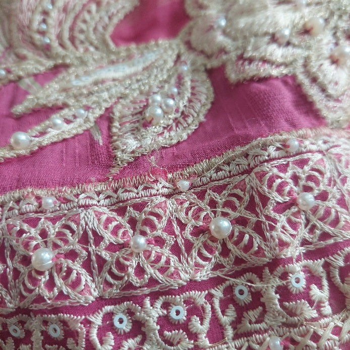 Sana Safinaz Pink Embellished & Embroidered Kurta | Brand New |