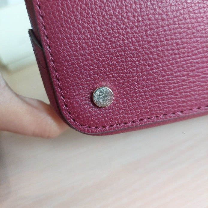 Kate Spade Burgundy Darcy Small Bucket Bag | Gently Used |