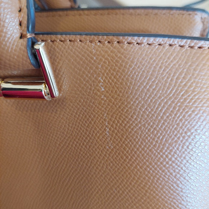 Michael Kors Tan Leather 'Sylvia' Satchel | Gently Used |