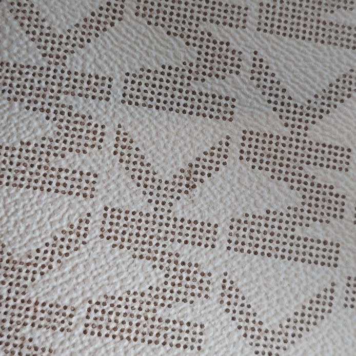 Michael Kors Vanilla Monogrammed Leather Crossbody Bag | Gently Used |