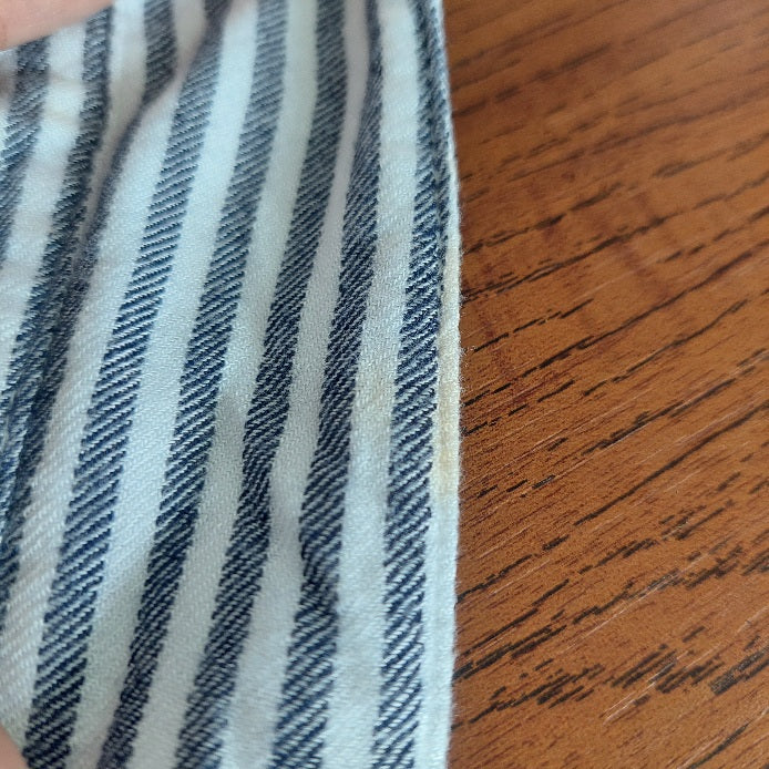 Old Navy White Striped Button Shirt | Pre Loved |