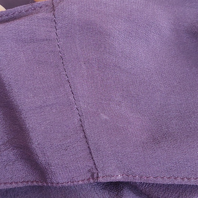 Sania Maskatiya Purple Embroidered Kurta | Gently Used |