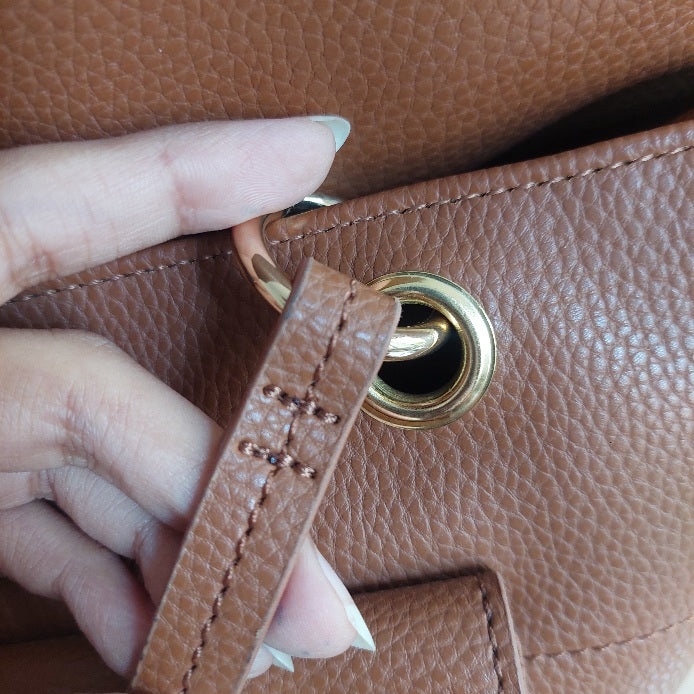 Steve Madden Tan Leatherette Large Tote | Brand New |