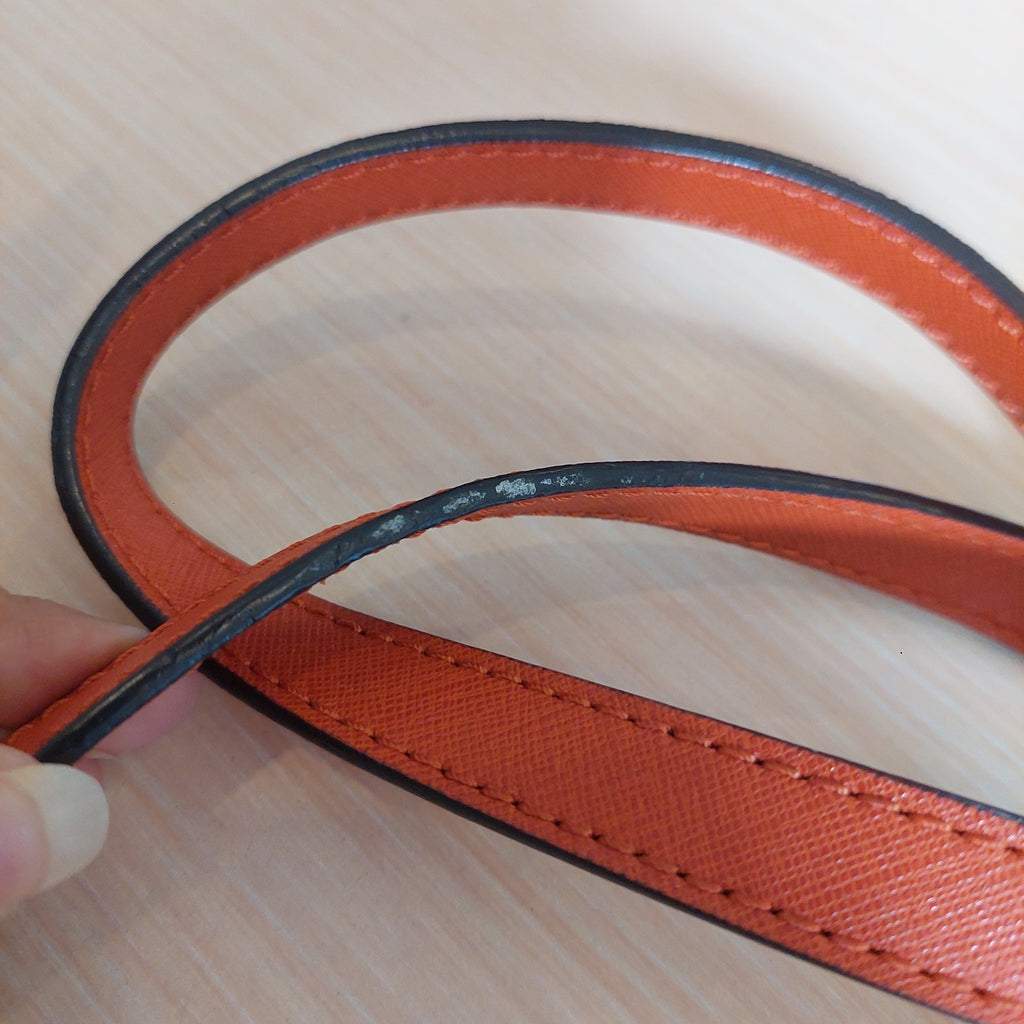 Michael Kors Orange Leather Medium Cynthia Tote | Pre Loved |