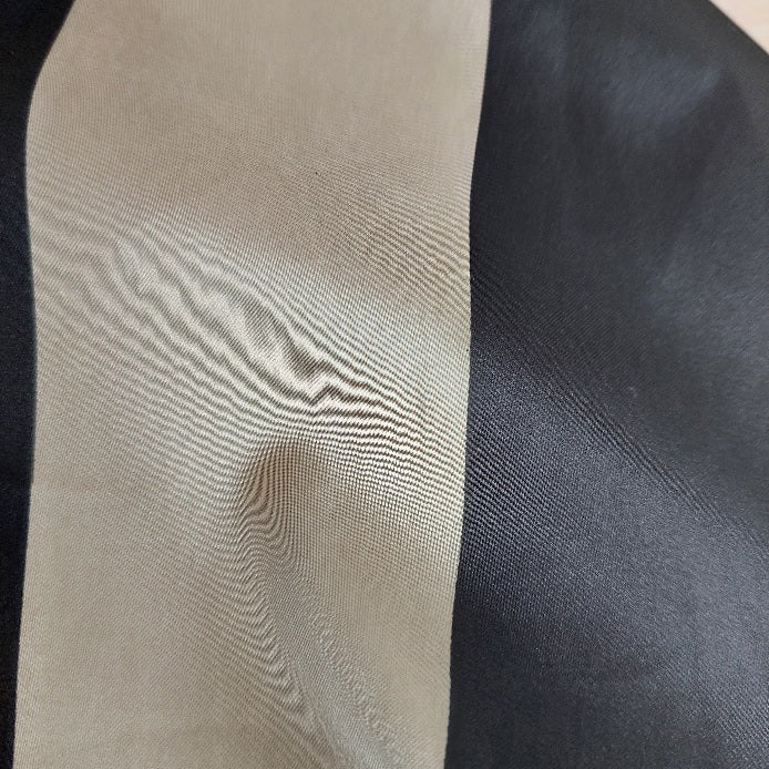 Zara Black & Grey Striped Collared Shirt | Gently Used |