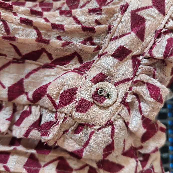 Next Peach & Red Printed Maxi Dress | Pre Loved |
