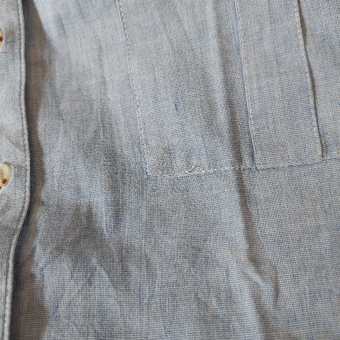 Next Blue Collared 100% Cotton Shirt | Gently Used |