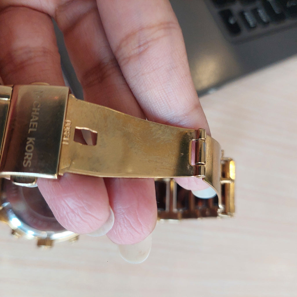 Michael Kors MK5659 Chronograph Gold Gradient Watch | Pre Loved |