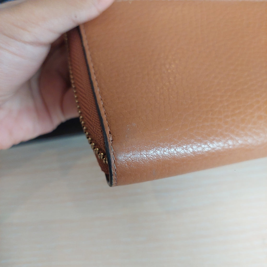 Kate Spade Brown Leather 'Leila' Large Continental Wallet | Pre Loved |