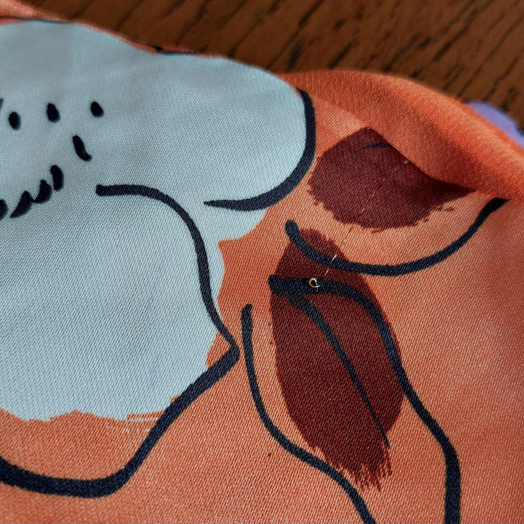 ZARA Orange Floral Printed Wrap Short Dress | Brand New |