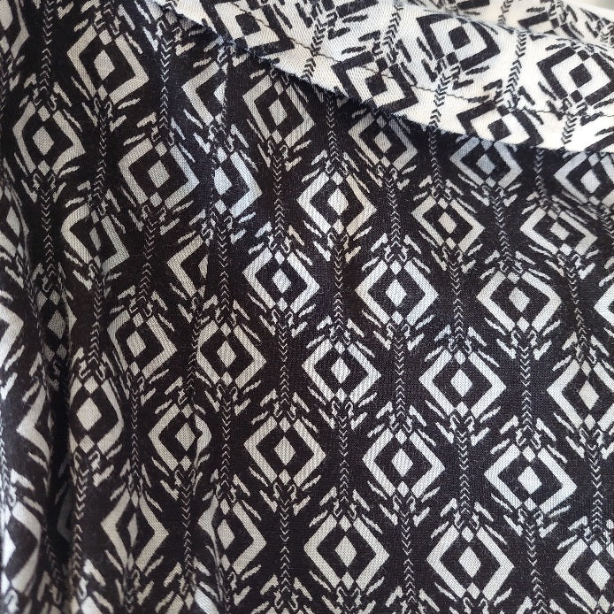 Miss Selfridge Black & White Printed Sleeveless Maxi Dress | Pre Loved |