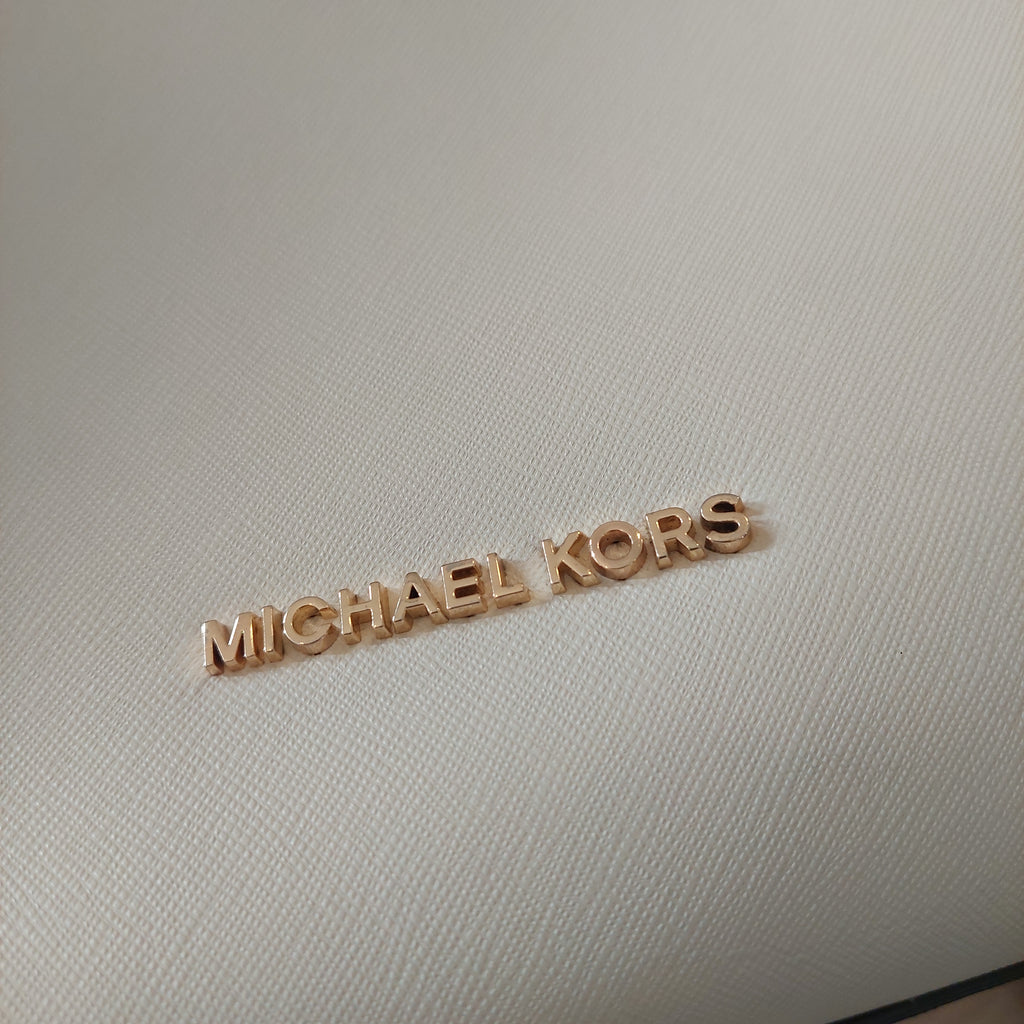 Michael Kors Vanilla Sofia Large East West Leather Satchel Bag | Pre Loved |