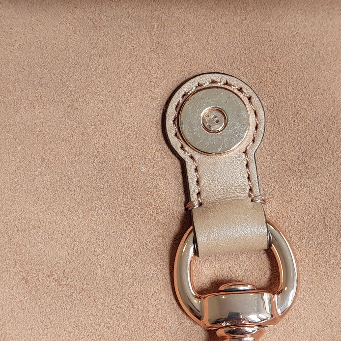 Rebecca Minkoff Tan Leather & Suede Embellished Convertible Backpack Purse | Pre Loved |