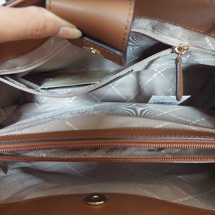 Michael Kors Brown Large Leather Shoulder Bag | Gently Used |