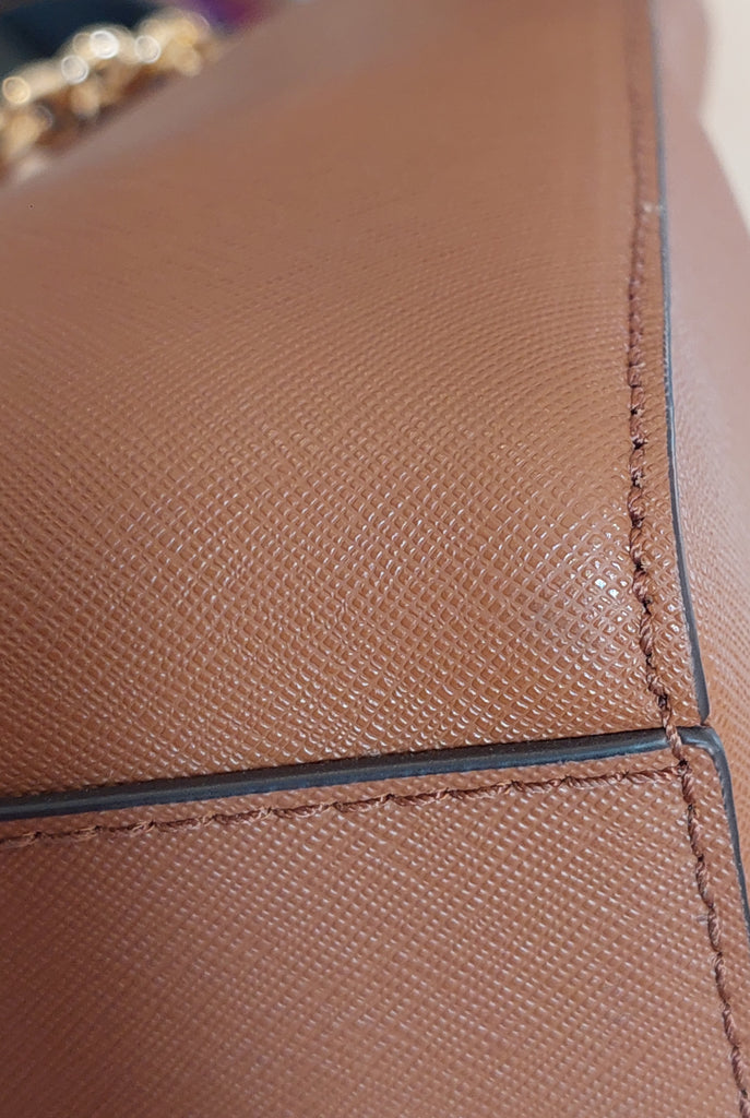 Michael Kors Brown Large Leather Shoulder Bag | Gently Used |