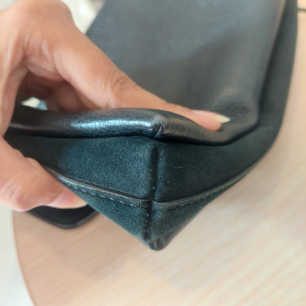 Tory Burch Black Kira Mixed Material Mini Bag | Pre Loved |