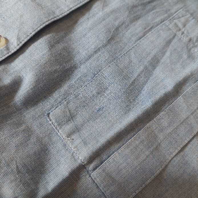 Next Blue Collared 100% Cotton Shirt | Gently Used |