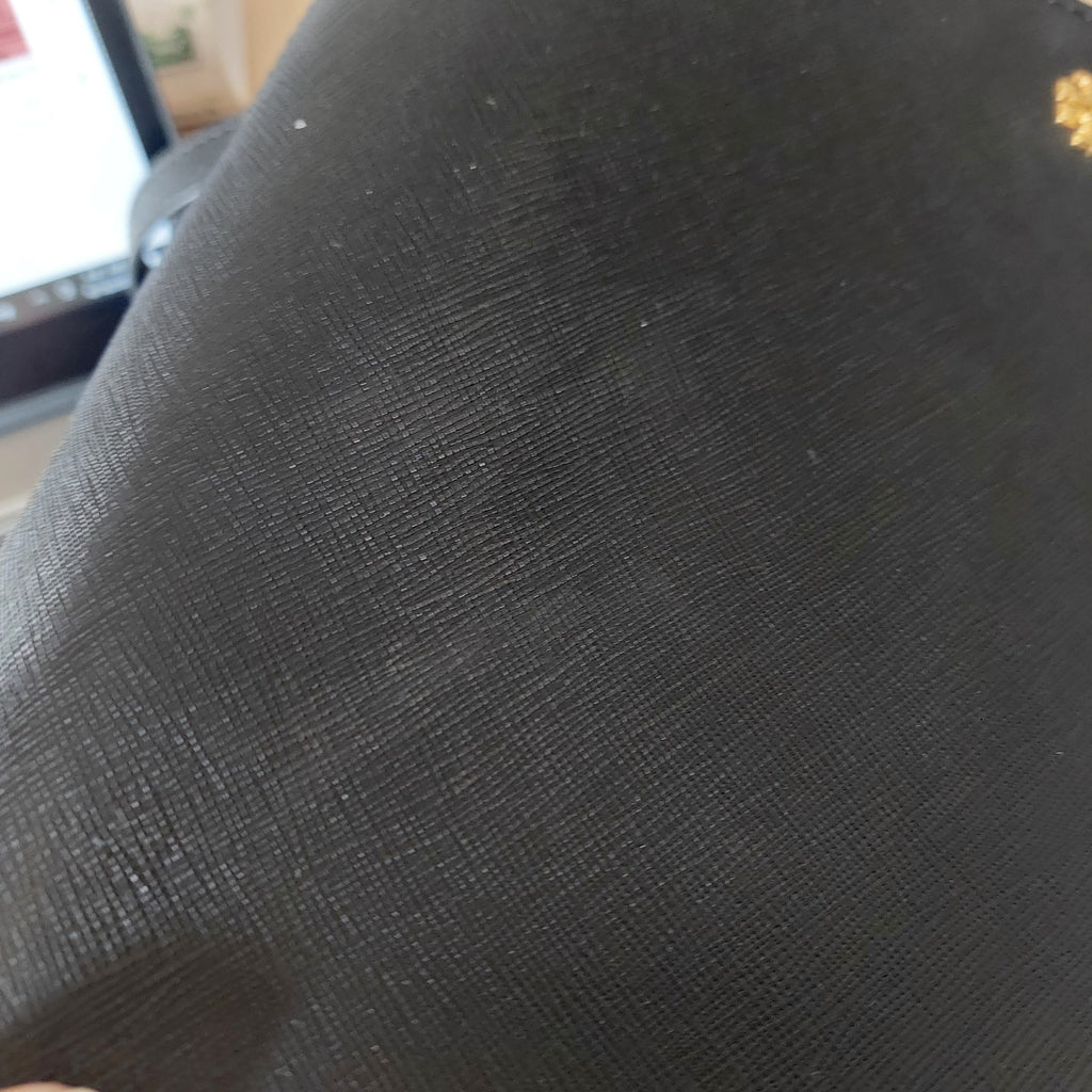 Tory Burch Black Leather Emerson Bucket Bag | Gently Used |