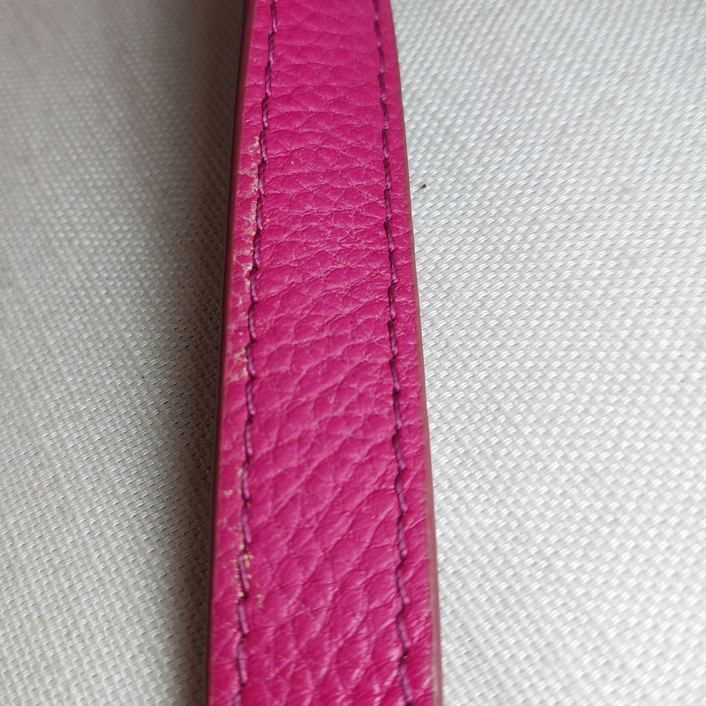 Marc Jacobs Hot Pink The Leather Small Tote Bag | Pre Loved |