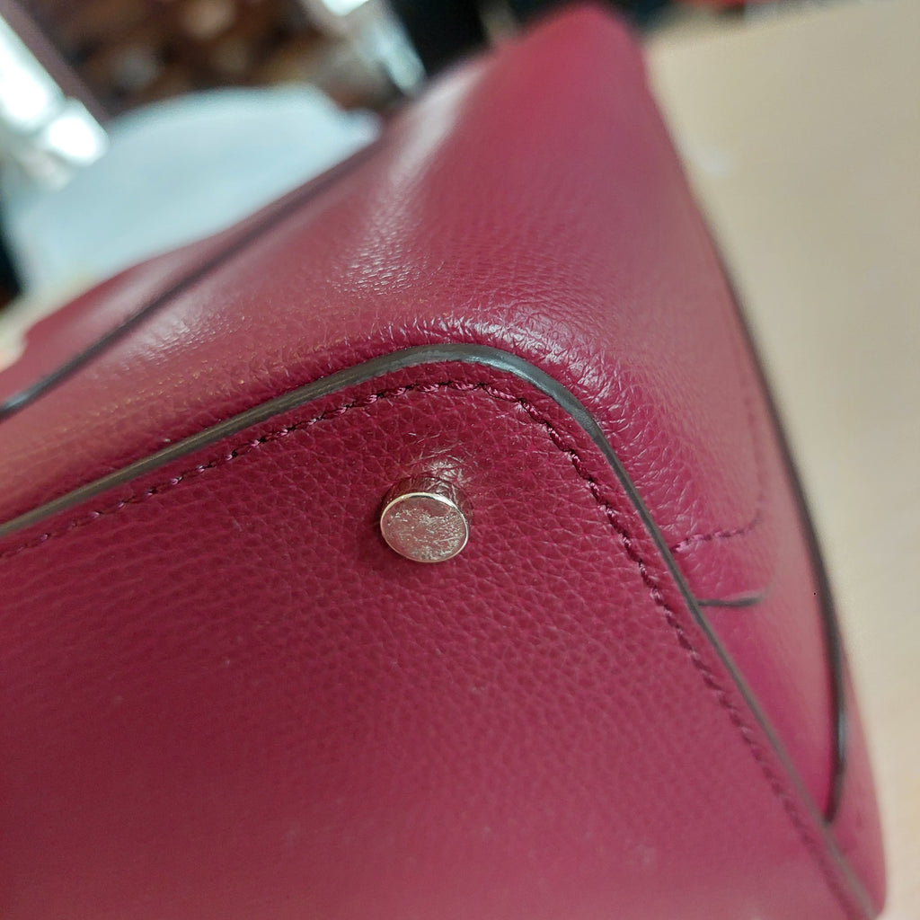 Kate Spade Burgundy Darcy Small Bucket Bag | Gently Used |