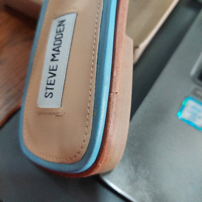 Steve Madden Blue Hadyn Sandals | Gently Used |