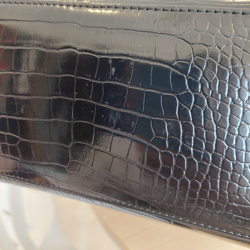 Ted Baker Reptcon-Croc Effect Small Icon Bag | Gently Used |