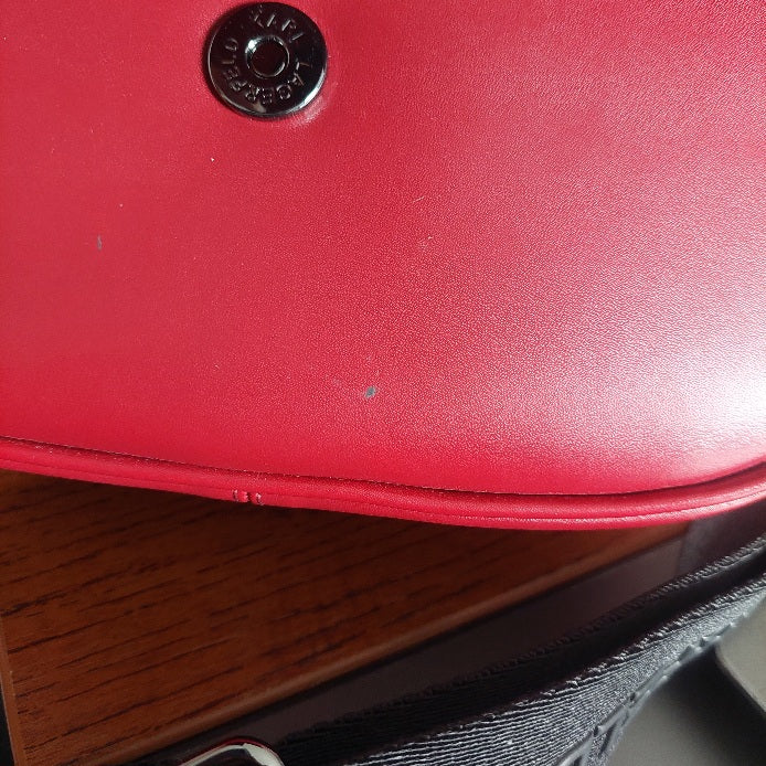 karl lagerfeld Burgundy Leather Crossbody Bag | Gently Used |