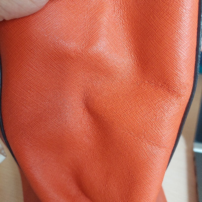 Michael Kors Orange Leather Medium Cynthia Tote | Pre Loved |