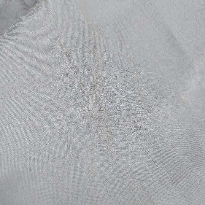 Salvatore Ferragamo Light Grey Monogram Silk Scarf | Pre Loved |