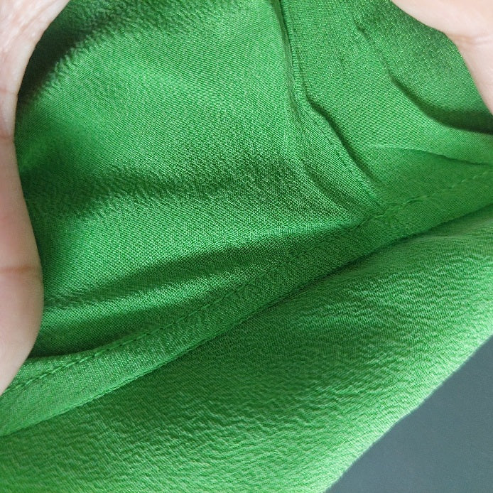 Mango Parrot Green Sleeveless Waist Tie up Dress | Pre Loved |