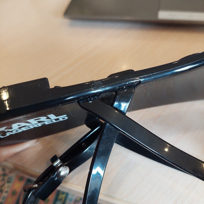 Karl Lagerfeld Black Jelly Karl Ikonic Sling Sandals | Brand New |