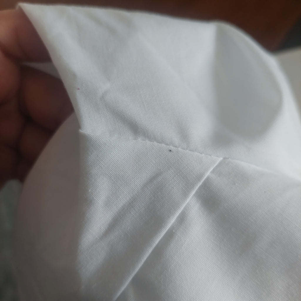 ZARA White Collared Peplum Top | Pre Loved |