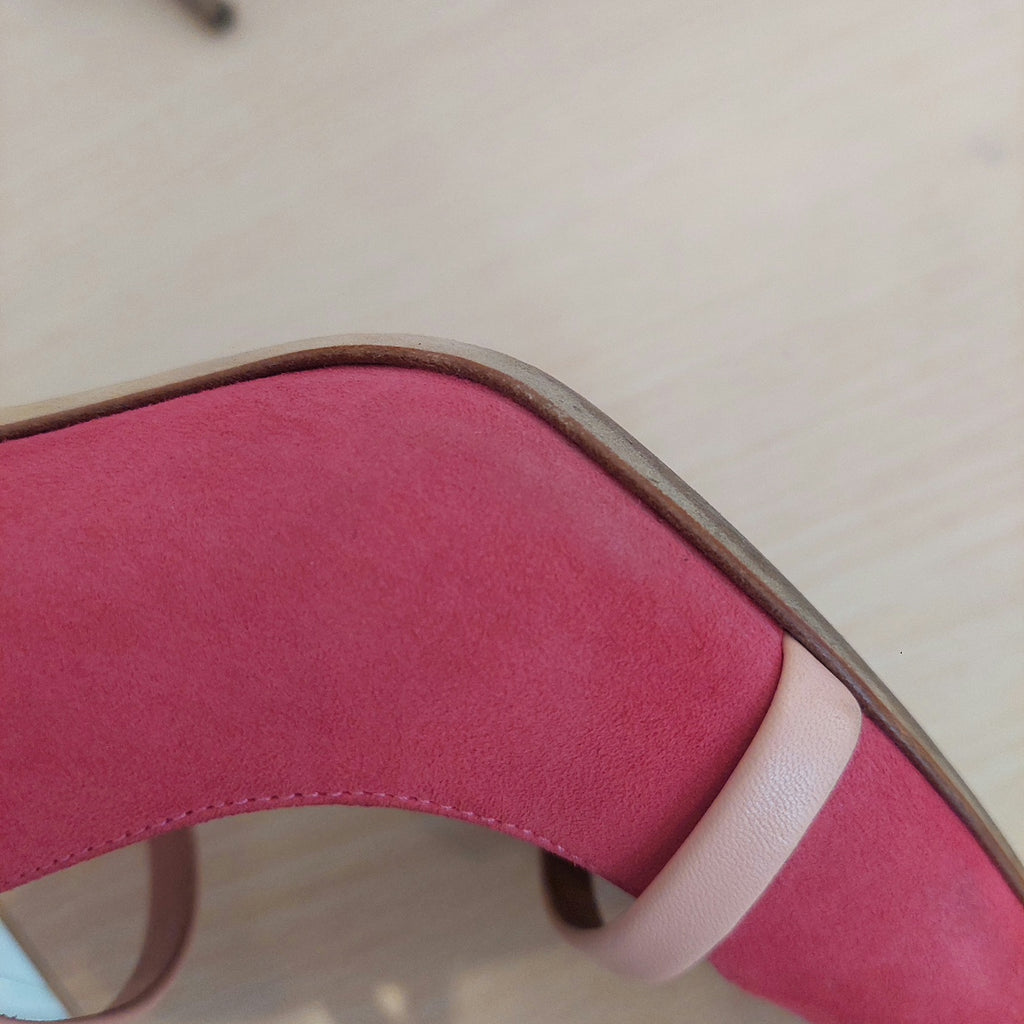 Malone Souliers Pink Suede 'Maureen 100' Heels | Pre Loved |