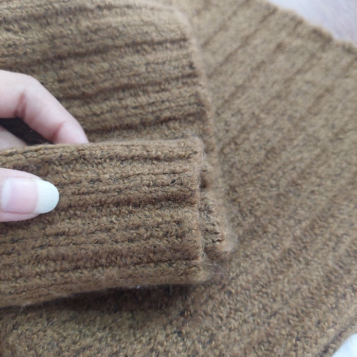 ZARA Brown Oversized Knit Sweater | Gently Used |