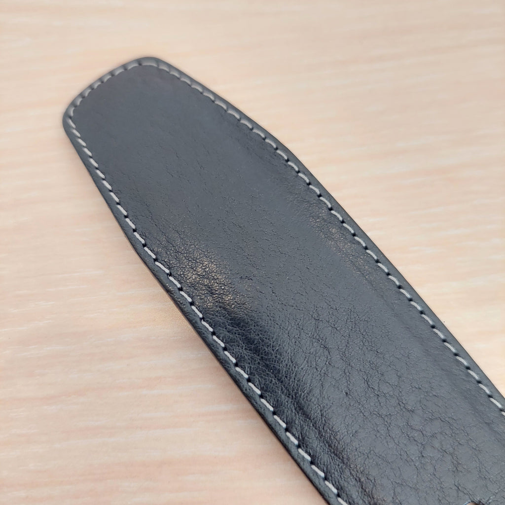 ZARA Men's Black Leather Belt | Brand New |