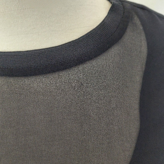 Zara Black Chiffon T-shirt Dress | Brand New |