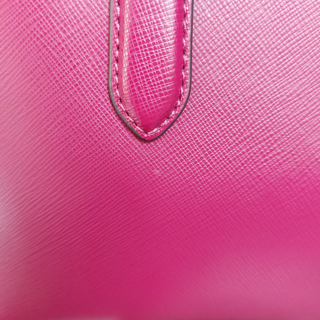 Kate Spade Burgundy Leather 'Rory' Medium Satchel Bag | Gently Used |