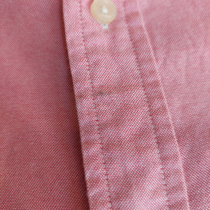 CREMIUX Men's Pink Short-sleeves Cotton Collared Shirt | Pre Loved |