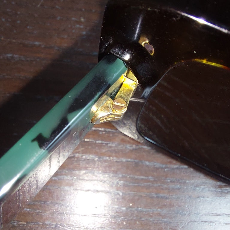 Prada Dark Brown Tortoise 2AU06B Rectangle Sunglasses | Pre Loved |