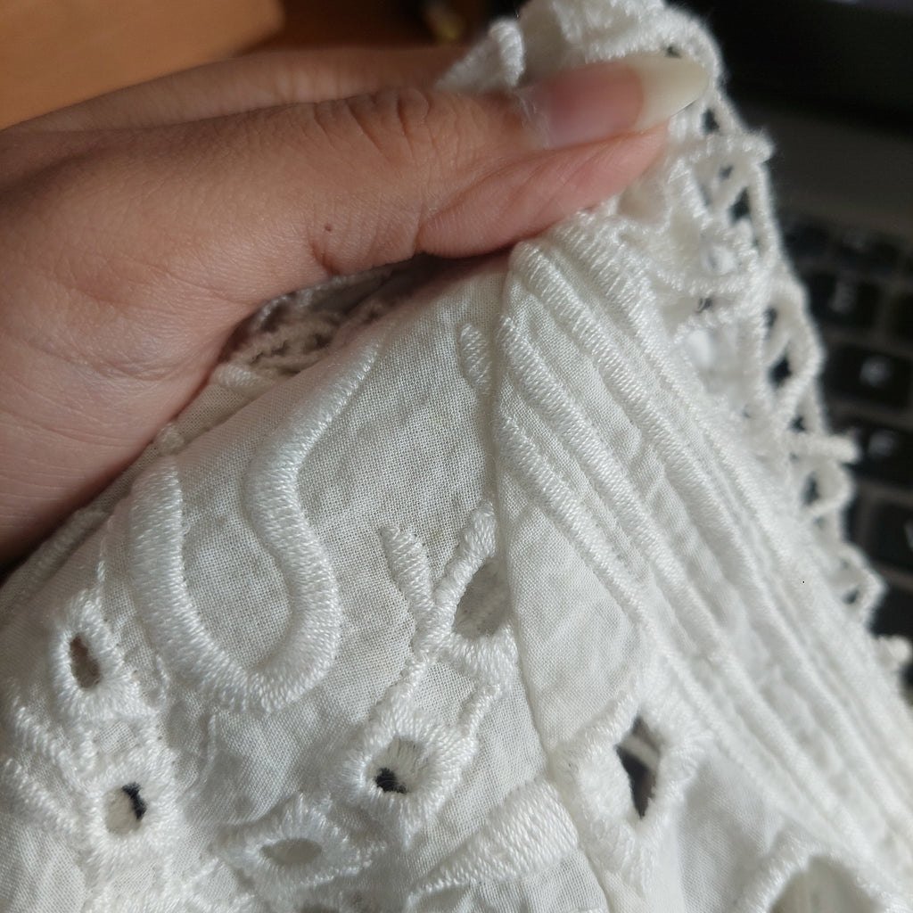 Zara White Lace Top | Pre Loved |
