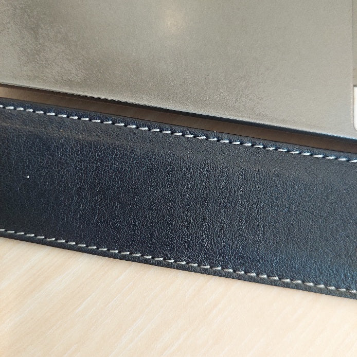 ZARA Men's Black Leather Belt | Brand New |