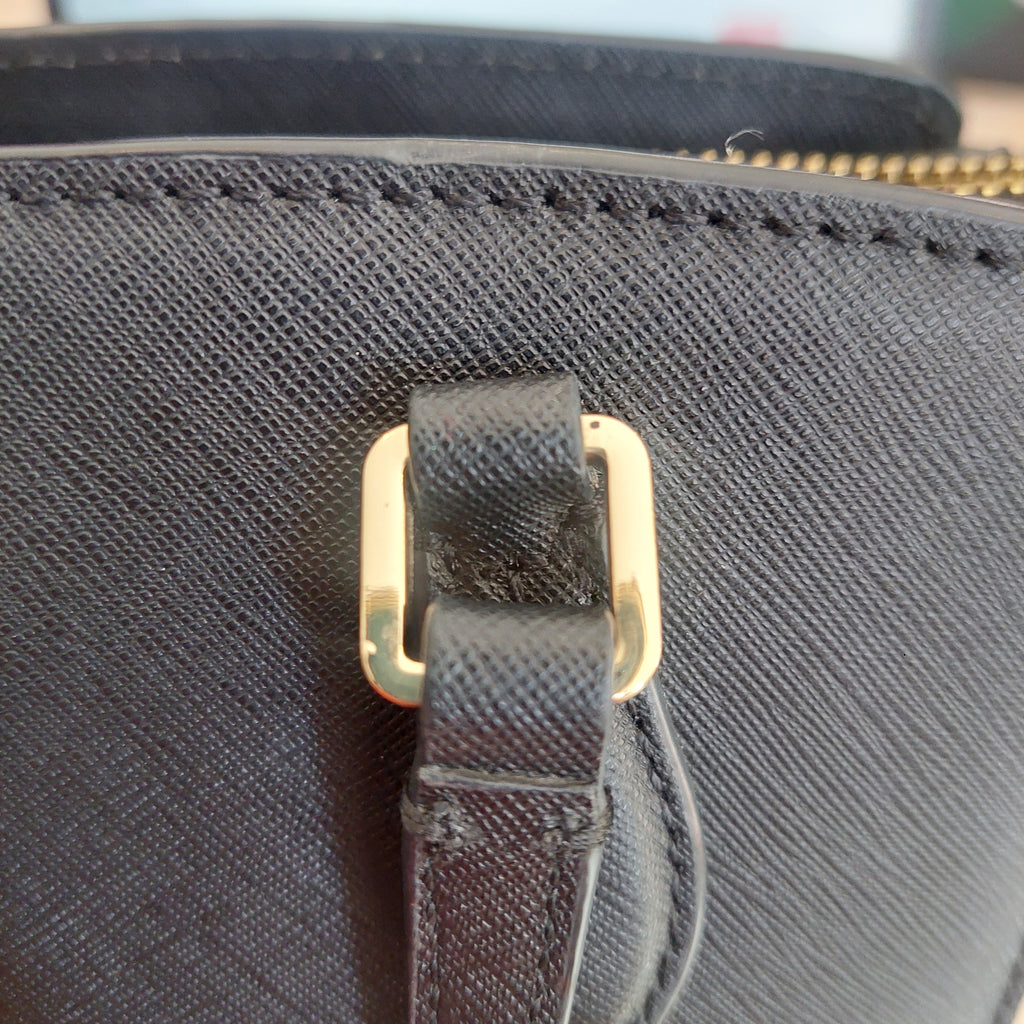 Tory Burch Black Emerson Mini Top Zip Tote Bag | Brand New |