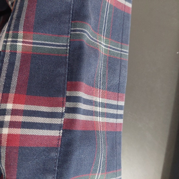 Brooks Brothers Men's Blue Checked Button Down Shirt | Gently Used |