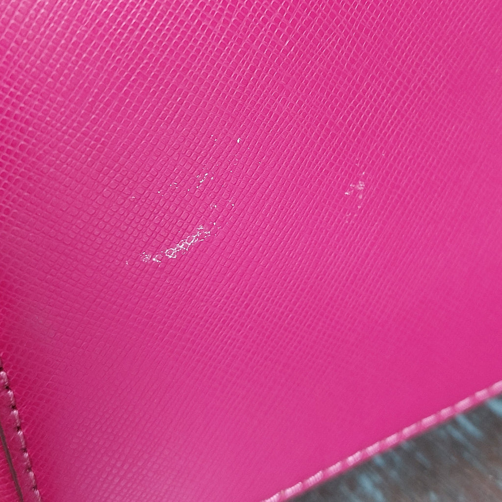 Kate Spade Burgundy Leather 'Rory' Medium Satchel Bag | Gently Used |