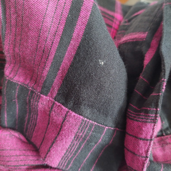 H&M Black & Pink Button Down Top | Pre Loved |